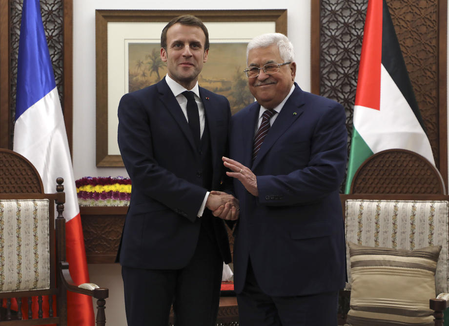 Abas na sastanku sa Makronom pozvao na priznanje Palestine