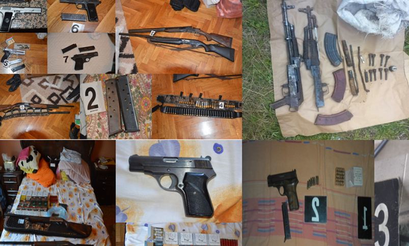 Oružje i municija pronađeno u Podgorici
