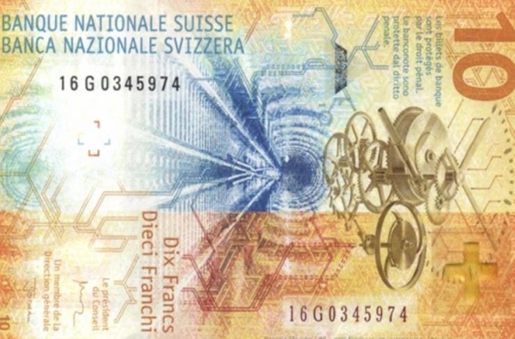 Novčanica od 10 švajcarskih franaka najljepša na svijetu