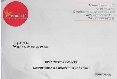 Gošović uputio otvoreno pismo Branki Lakočević
