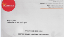 Gošović uputio otvoreno pismo Branki Lakočević