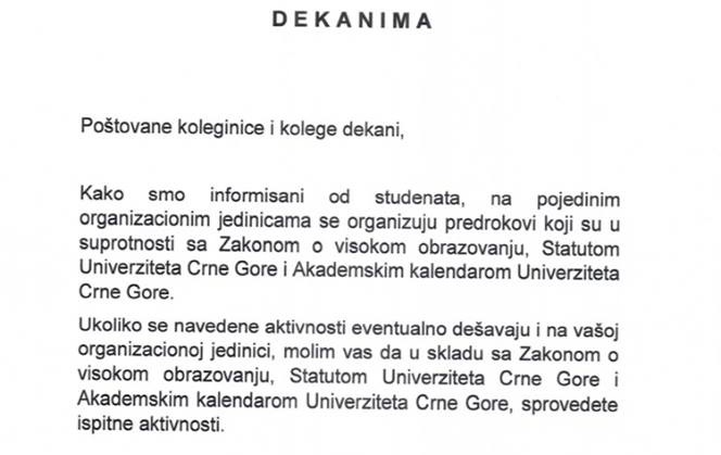 SI: UCG da ne zabranjuje predrokove studentima koji su korisnici programa WAT i koji rade sezonski