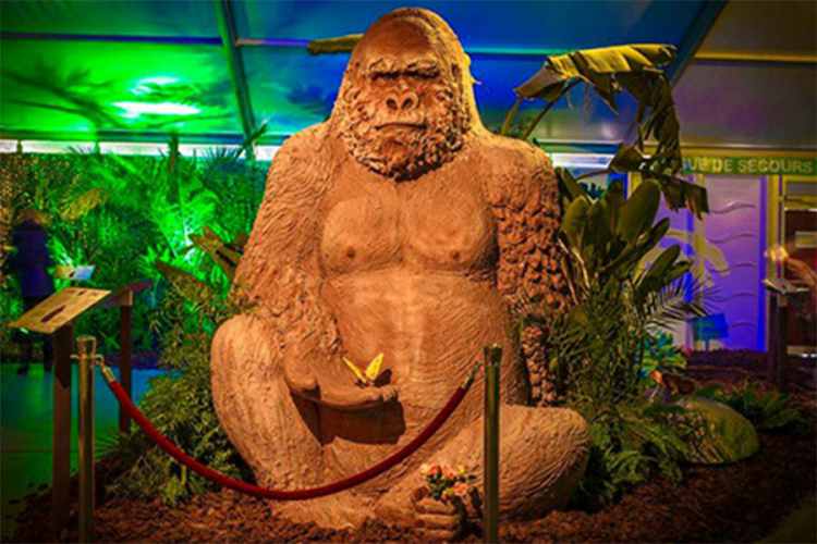 Velike čokoladne skulpture podignute kod Brisela