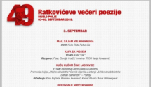 Sinoć u Bijelom Polju počele 49. Ratkovićeve večeri poezije