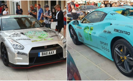 Spektakl u Tivtu: "Gumball 3000" reli oduševio sve