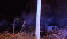 Podgorica: Gorjela napuštena kuća kod crkve Svetog Đorđa