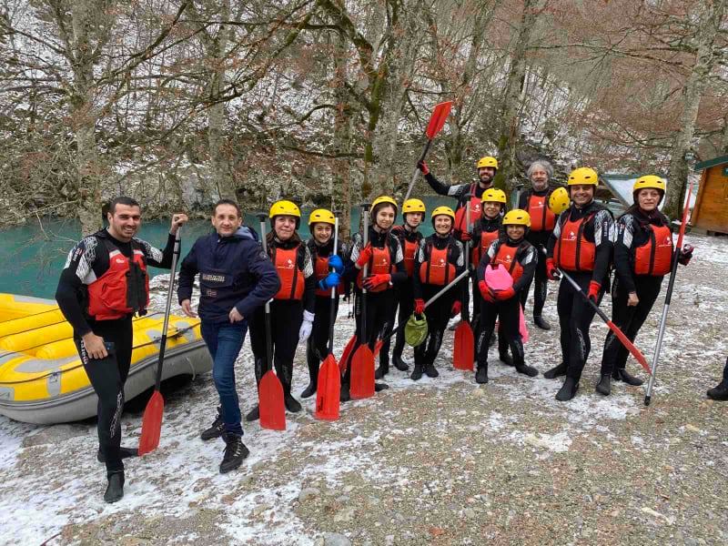 Pogledajte: Prvi put rafting Tarom u januaru