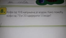 Zadatak za 4. razred koji je zbunio korisnike društvenih mreža