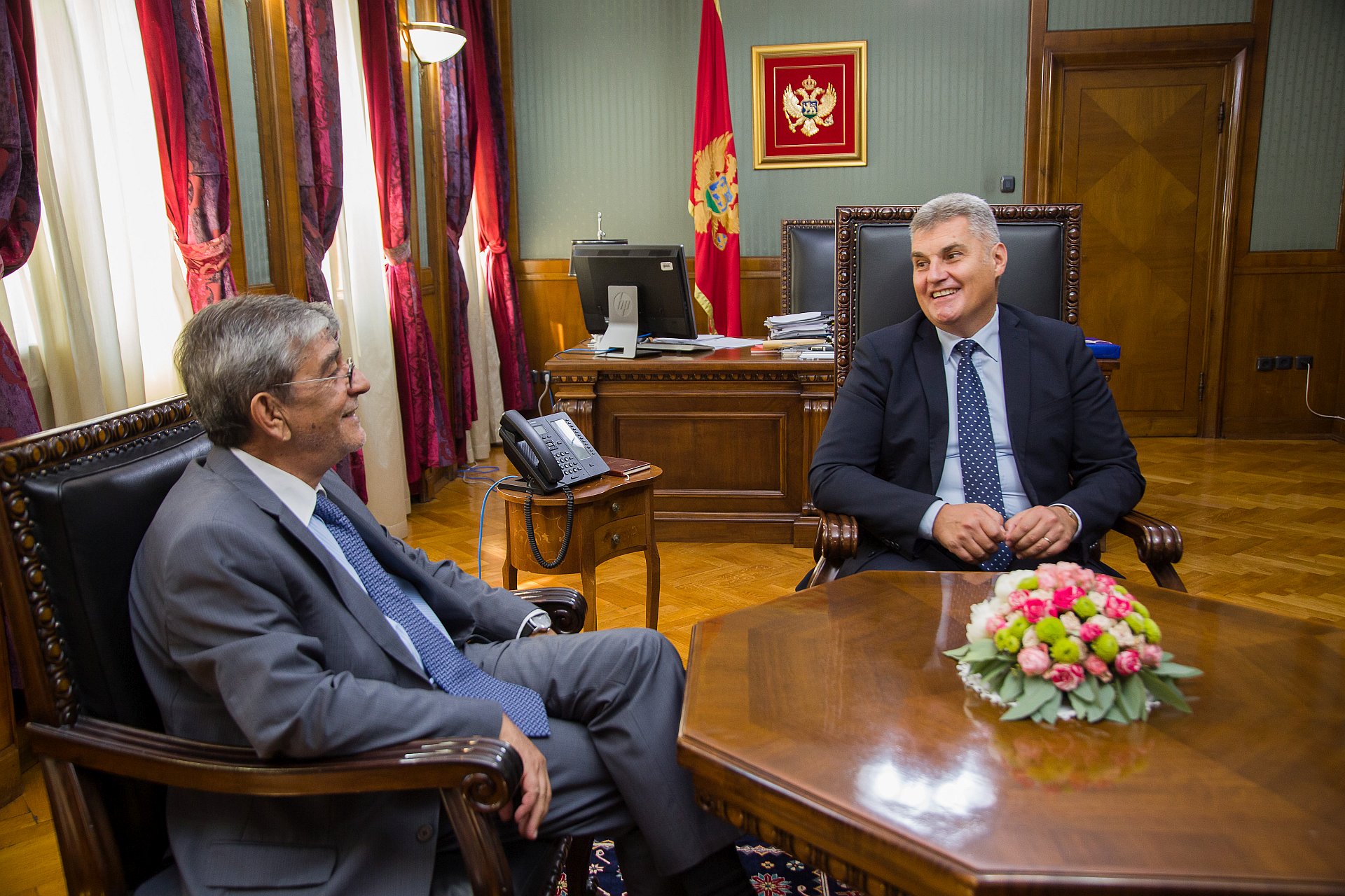 Brajović primio u oproštajnu posjetu ambasadora Grčke