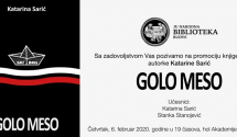 Predstavljanje knjige ''Golo meso'' Katarine Sarić