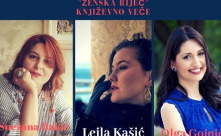 Književno veče ''Ženska riječ'' u galeriji Modiljani