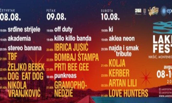 Počela prodaja ulaznica za "Lake fest"