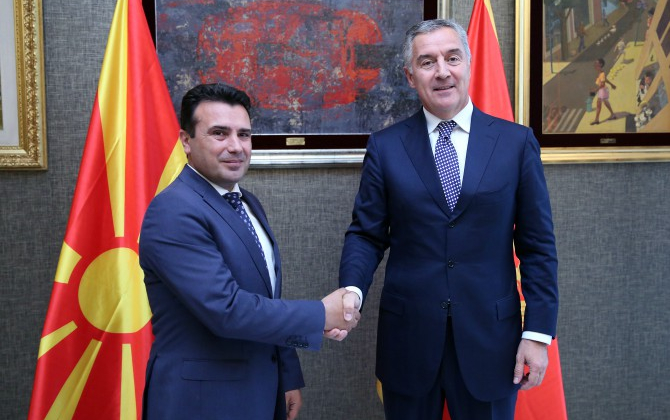 Đukanović - Zaev: Cilj da naše zemlje i region vratimo evropskoj kući i uspostavimo evropski sistem vrijednosti