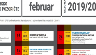 Repertoar CNP-a za februar: "Dvoje kao jedno – zaljubite se u pozorište"