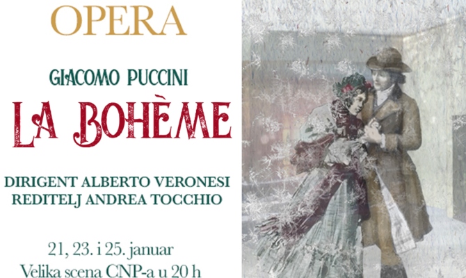 CNP: U prodaji ulaznice za operu "La Boheme"