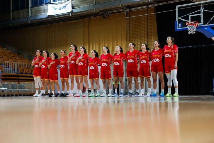 Crnogorske košarkašice danas u Podgorici sa Ukrajinom