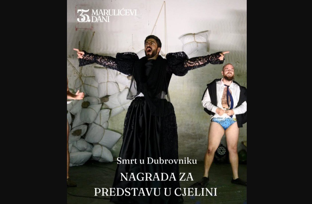 Predstava iz Crne Gore pobjednik Marulićevih dana