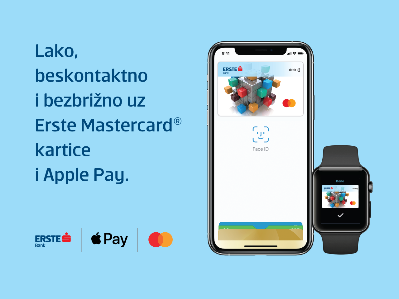 Erste banka omogućila Apple Pay korisnicima Erste Mastercard platnih kartica