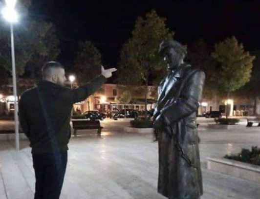 Uhapšen Beograđanin: Objavio neprimjerenu fotografiju ispred spomenika Čupića u Nikšiću