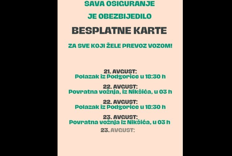 Na put za Bedem fest biram besplatni voz, cool je skroz