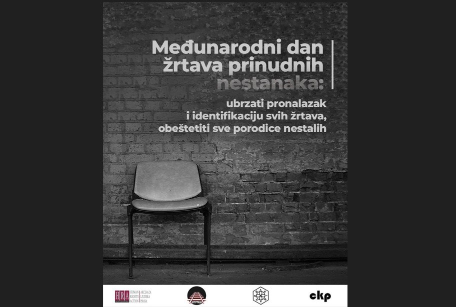 HRA, CKP, ANIMA i Udruženje Štrpci – Protiv zaborava”: Ubrzati pronlazak i identifikaciju svih žrtava, obeštetiti sve porodice nestalih