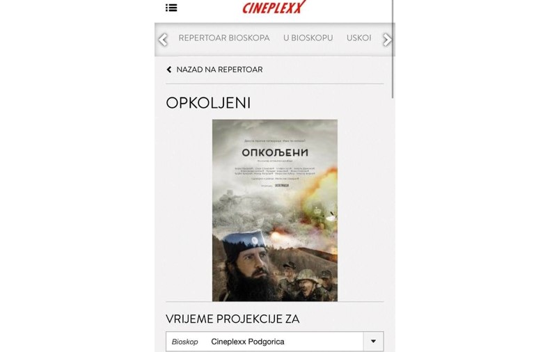 Film Opkoljeni ipak neće biti prikazan u Cineplexx-u