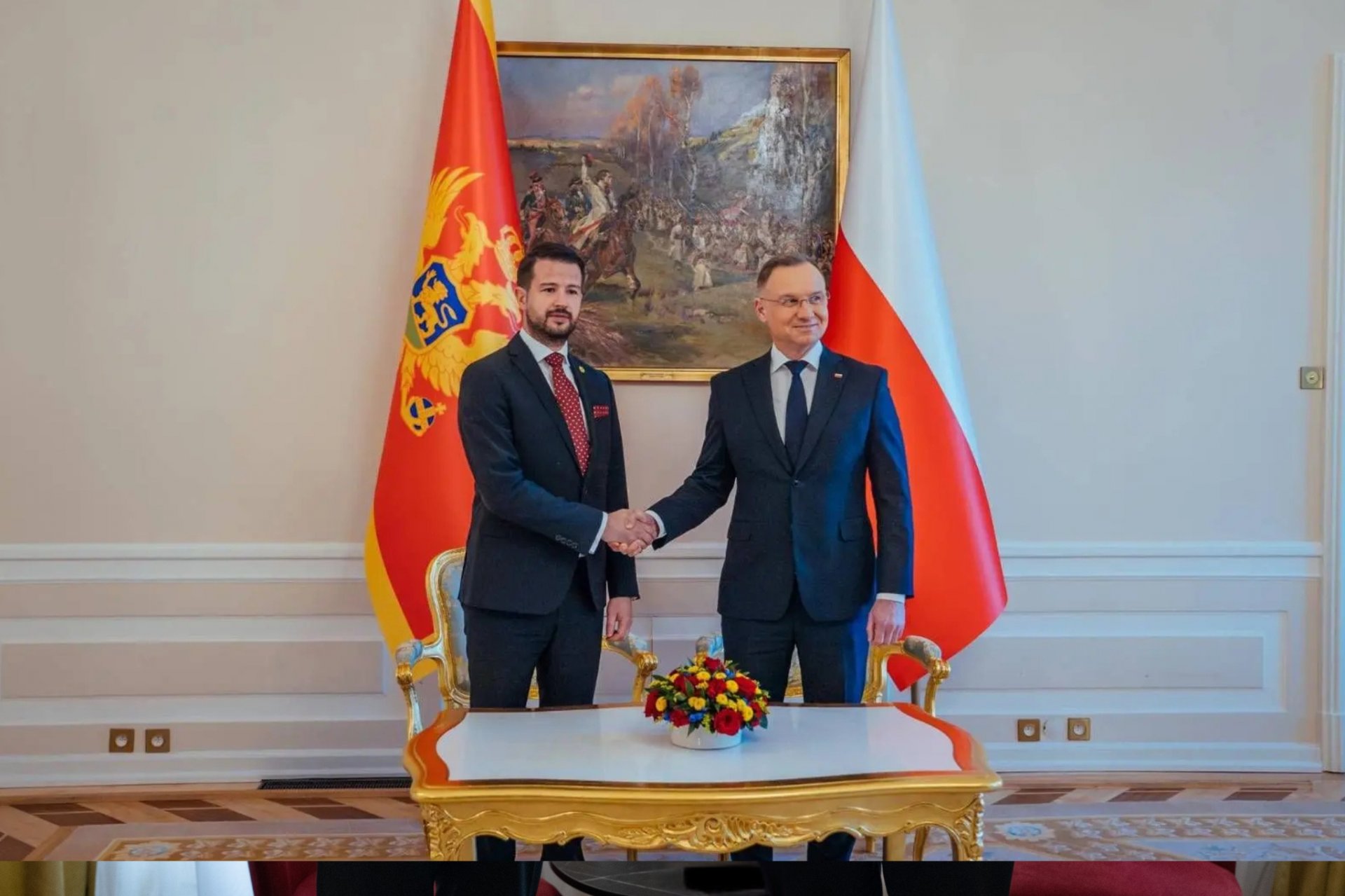 Predsjednik Poljske Andžej Duda u ponedjeljak u zvaničnoj posjeti  ­­Crnoj Gori
