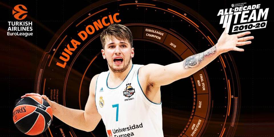 Dončić u ’timu decenije’ Eurolige