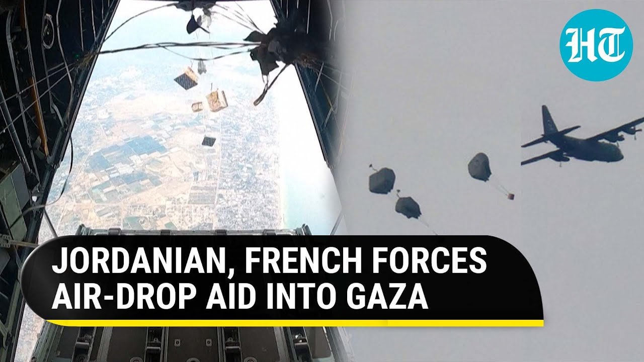 Jordanska vojska: Avioni spustili 25 tona humanitarne pomoći u pojas Gaze