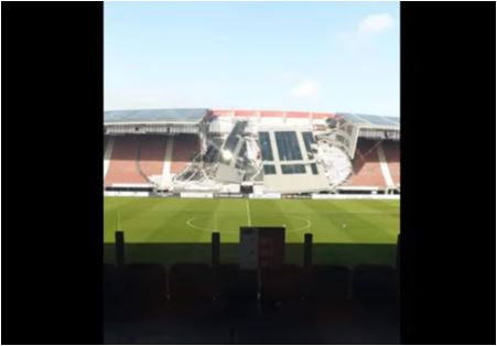 Srušio se krov na stadionu AZ Alkmara