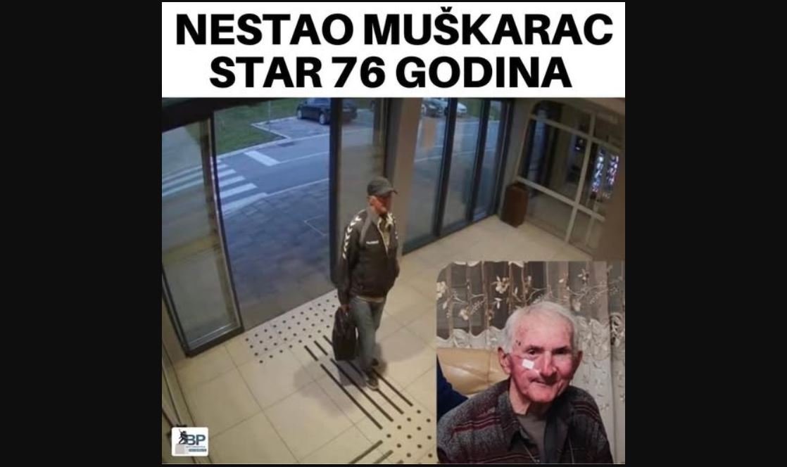 Apel za pomoć: Nestao Hamdija Šahman, primijećen u blizini Big Fashion-a u Podgorici