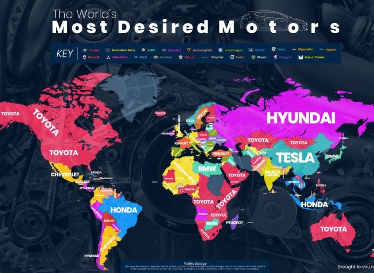 Koje marke automobila najviše "guglaju" u svijetu?