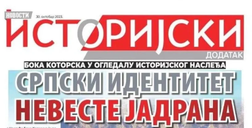 Večernje Novosti: Boka je srpska zemlja!