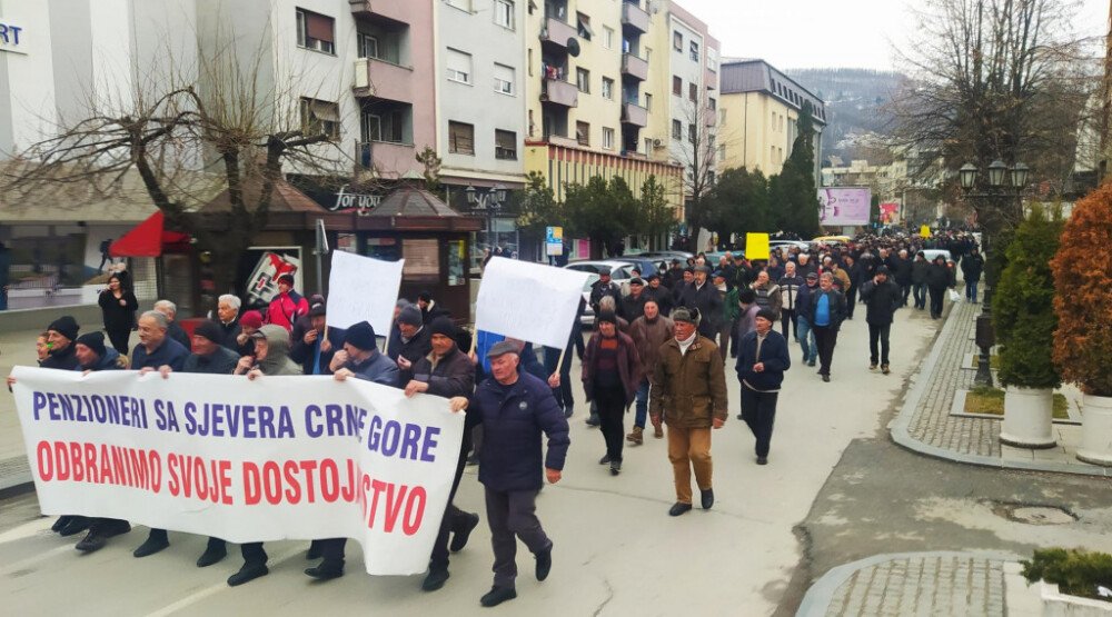 Pokret penzionera pozvao sve bivše radnike i građane u ponedjeljak na veliki protest