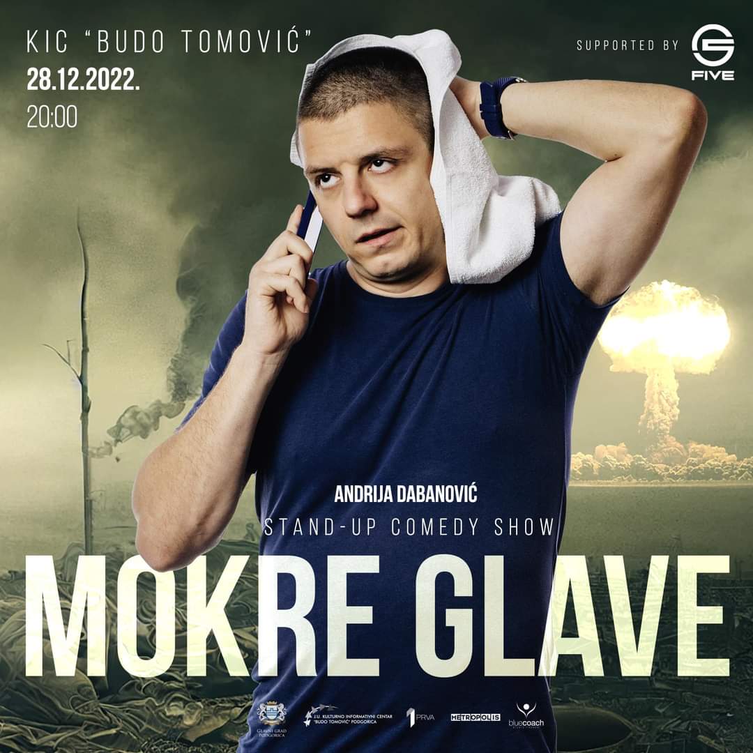 Stan up show  “Mokre glave” U KIC-u za kraj DEUS-a 2022
