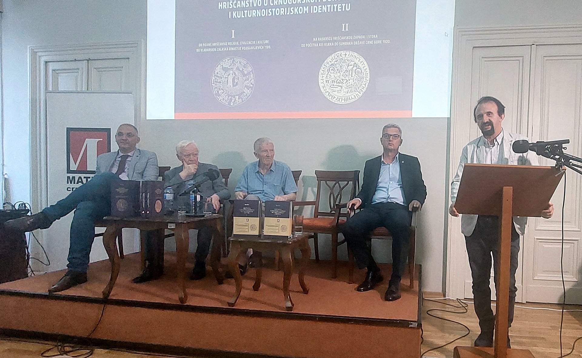 Na Cetinju promovisana knjiga Ilije Veleva u organizaciji Matice crnogorske i NB Đurđe Crnojević
