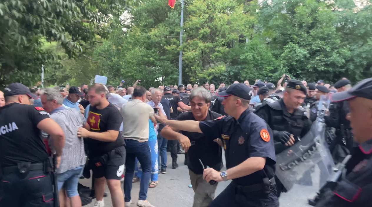 POGLEDAJTE: Policajac ciljano prska biber-sprejom građane na protestu!