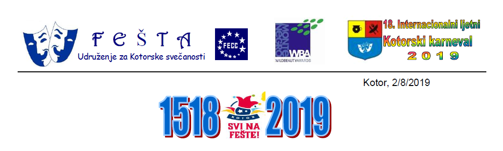 Svečano otvoren XVIII Internacionalni ljetnji kotorski festival