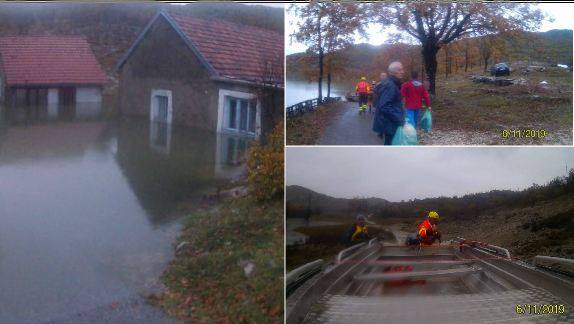 Nikšić: Evakuisane dvije porodice, voda potopila kuće