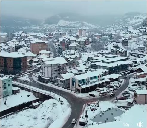 Pogledajte snimak: Bijelo Polje u januaru