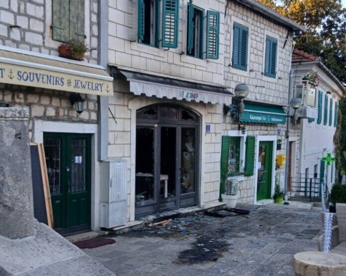 Požar u radnji turskog državljanina u Herceg Novom