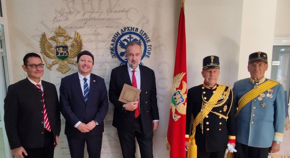 Nadvojvoda Karl von Habsburg posjetio Državni arhiv Crne Gore