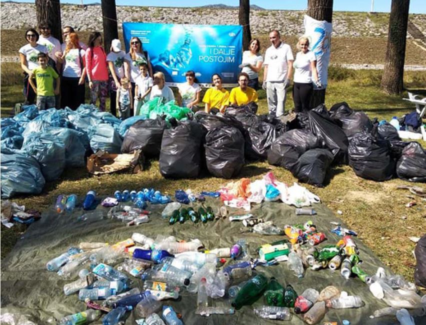 Nekoliko stotina kilograma sitnog otpada sakupljeno kod Krupca