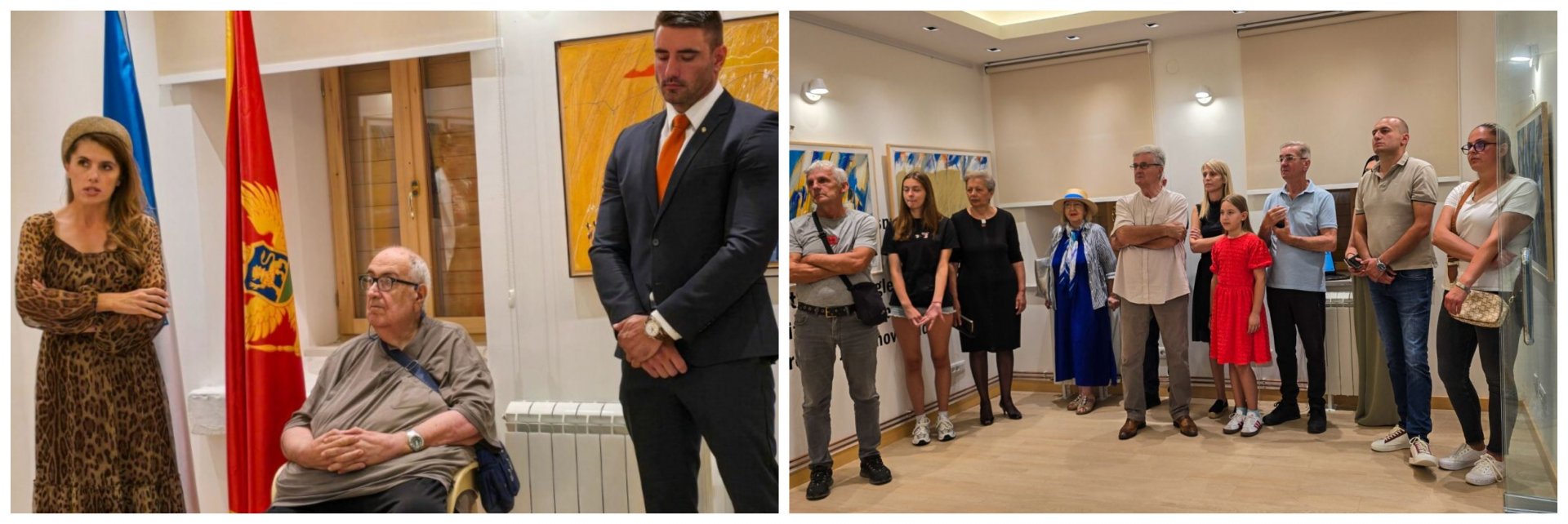 U Šavniku otvorena izložba Dragana Karadžića "Dodiri i trajanje"