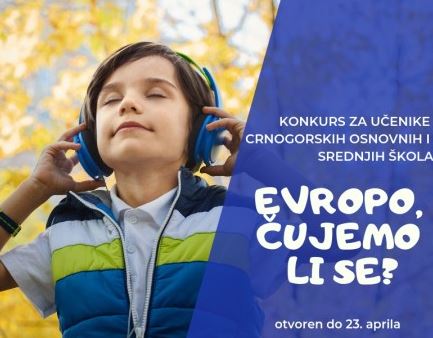 Konkurs za učenike "Evropo, čujemo li se?"