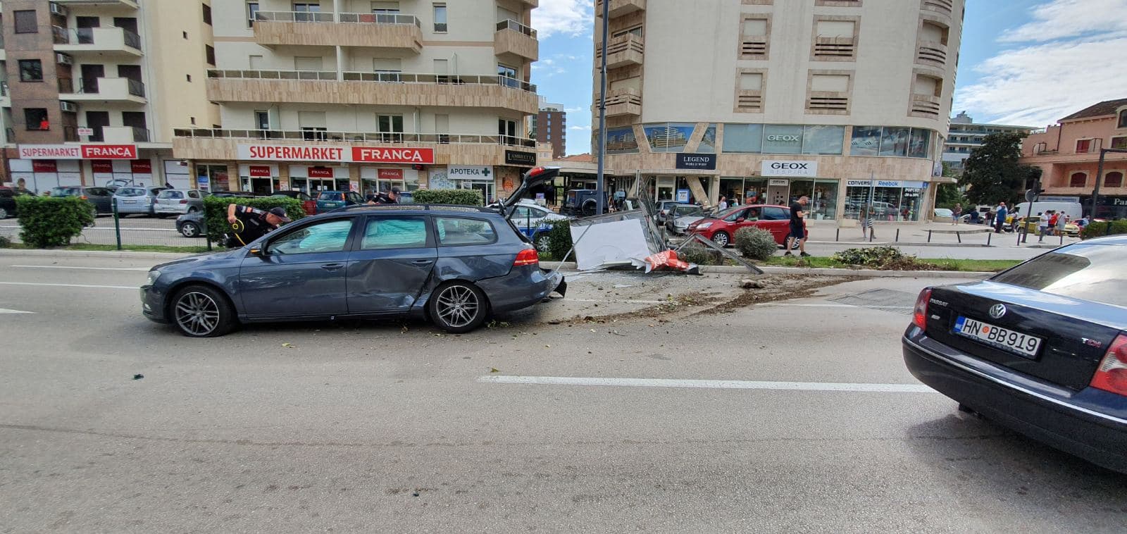 Saobraćajna nezgoda u Budvi