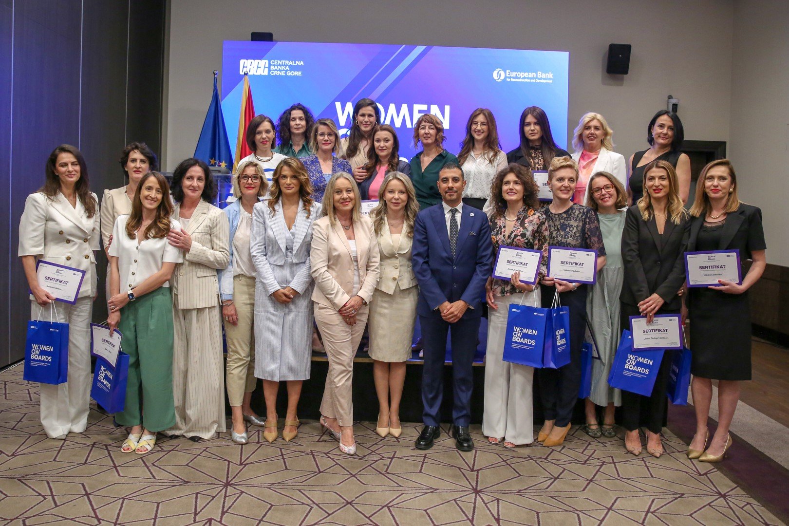 Dodijeljeni sertifikati drugoj generaciji polaznica programa Women on Boards Montenegro