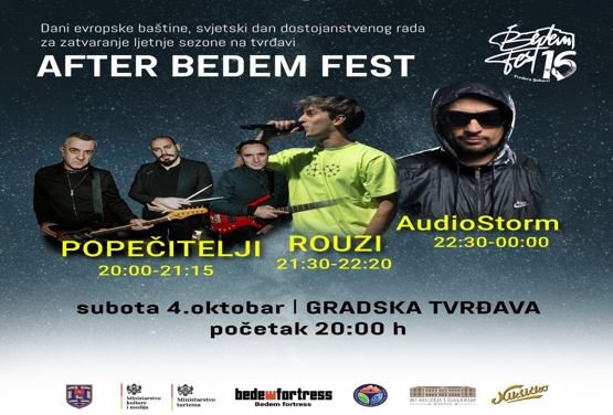 Besplatnim vozom na AFTER BEDEM FEST: Popečitelji, Rouzi i AudioStorm na tvrđavi