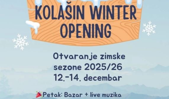 Kolašin: Danas otvaranje zimske sezone