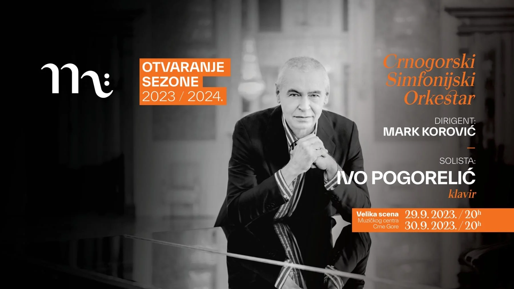 Koncert Iva Pogorelića u Muzičkom centru Crne Gore